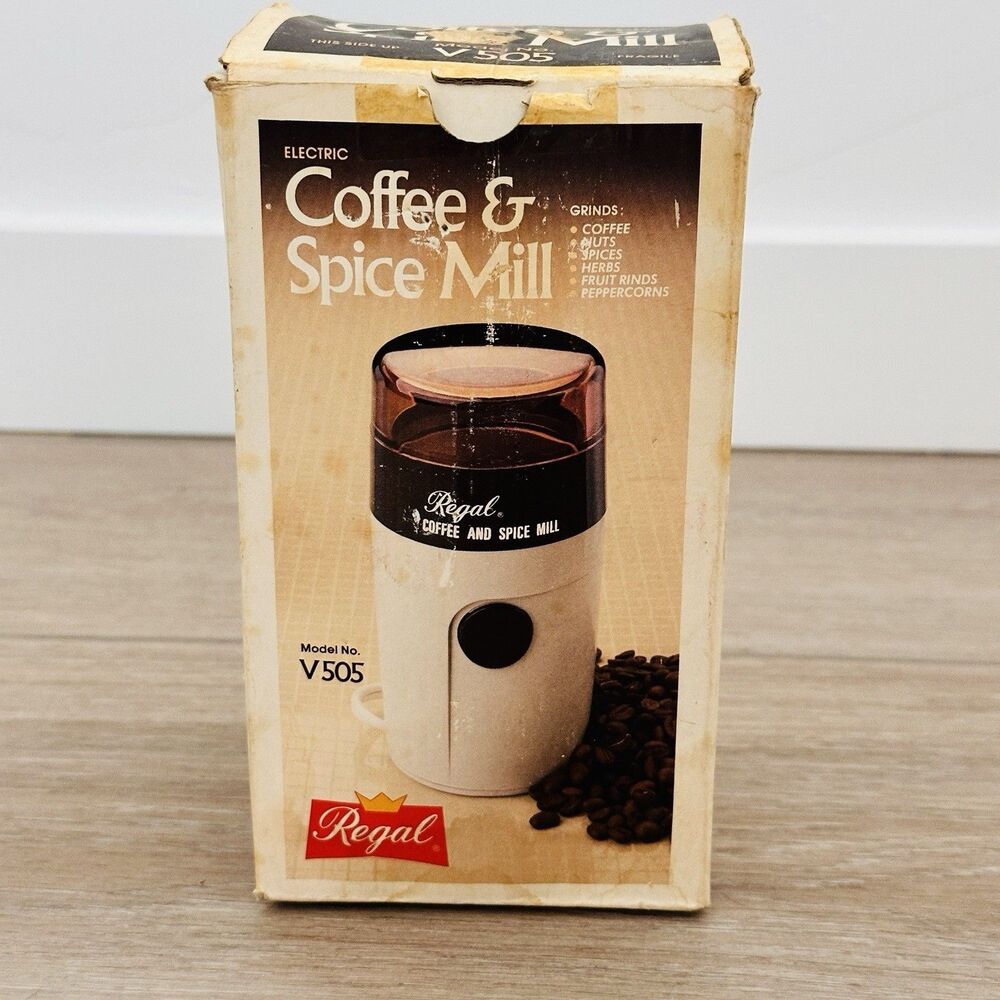 Regal Coffee and Spice Mill Model 505 Vintage Electric Grinder 130W WORKS